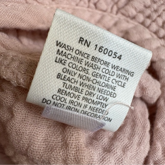 Grayson Collective Pink Jumpsuit Gauze Muslin Long Sleeve Baby Girl 18M - Picture 5 of 6